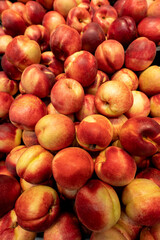 peaches at the market