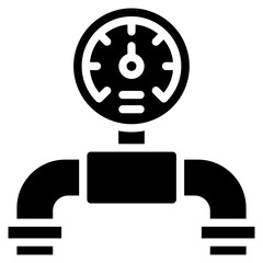 Pressure Gauge  Icon Element For Design