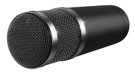 Professional microphone for recording audio studio equipment.