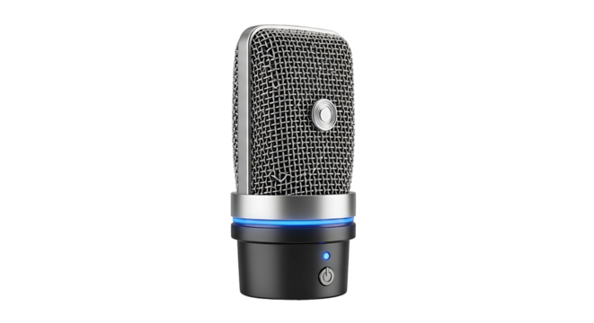 Professional Microphone for Studio Recording and Broadcasting.