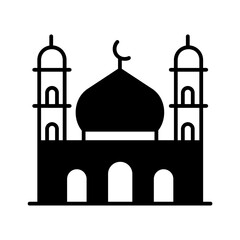 Mosque silhouette