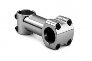 Bicycle stem connecting handlebars to steering fork