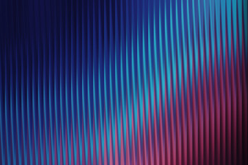 Dark blue abstract background with vertical ribbed texture and gradient of cyan and magenta light