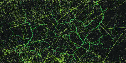 Perfect Abstract Green Grunge Texture with ground cracks For Banner, Cover, and Flyer. vector design