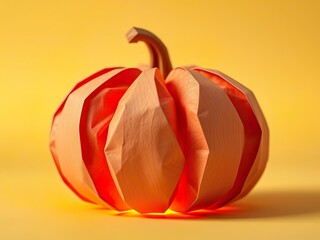 Halloween Pumpkin in October Night