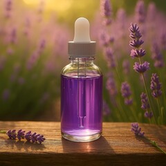 Glass Dropper Bottle with Liquid &ndash; Cosmetic and Skincare Packaging