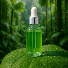 Glass Dropper Bottle with Liquid &ndash; Cosmetic and Skincare Packaging