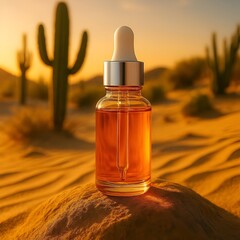 Glass Dropper Bottle with Liquid &ndash; Cosmetic and Skincare Packaging