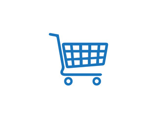 Shopping cart icon and illustration design 