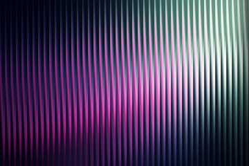 Abstract vertical ribbed texture with vibrant purple and teal gradient lighting, creating a futuristic and dynamic background effect
