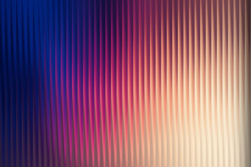 Abstract background with vertical ridges and a gradient of blue, pink, and beige colors