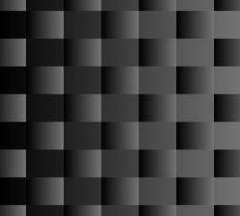 Abstract black and gray gradient checkered background with metallic texture. Suitable for modern design and decoration.