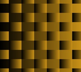Luxurious golden checkered gradient with shiny metallic texture. Perfect for elegant design, modern art, and decoration projects.Keywords (50): black, white, grid, checkered, p
