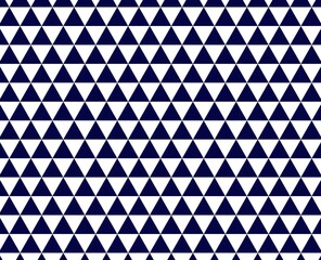 Abstract repeating blue and white small triangle geometric pattern. Ideal for decoration, design, and creative textures.