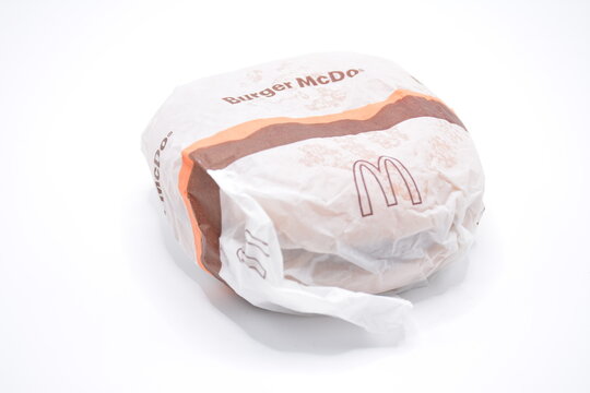 Mcdonalds burger mcdo in Manila, Philippines