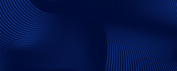 Premium abstract background design with elegant diagonal dark blue lines pattern. Modern vector horizontal template for digital luxury, corporate business banner, presentation, poster.Eps10.