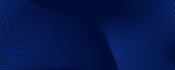 Naklejka premium Premium abstract background design with elegant diagonal dark blue lines pattern. Modern vector horizontal template for digital luxury, corporate business banner, presentation, poster.Eps10.