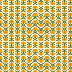 Fototapeta premium seamless pattern with flowers