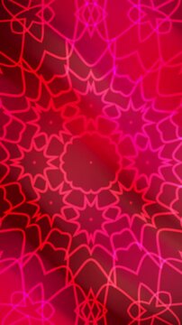 kaleidoscope dark red pattern gradient backgrounds, textiles, fabrics, or wallpaper with intricate and vibrant visual appeal for creative projects.