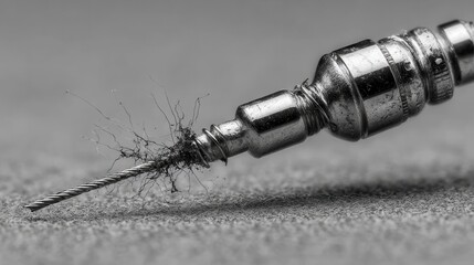 Macro Shot of Nozzle Retracting With Fine Mechanical Details