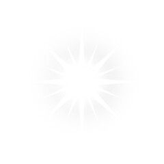 White light burst effect overlay bright glow effect