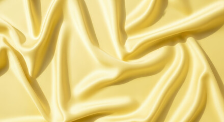 Obraz premium Luxurious Draped Silk Fabric with Soft Folds and Subtle Light Reflections