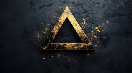 Triangle pyramid logo