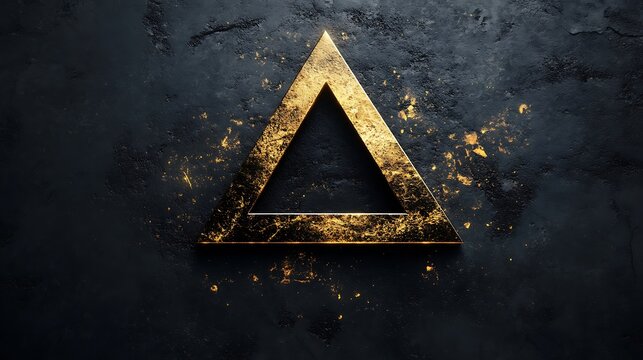 Triangle pyramid logo