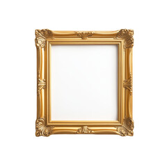 Elegant gold ornate frame for art display or home decor