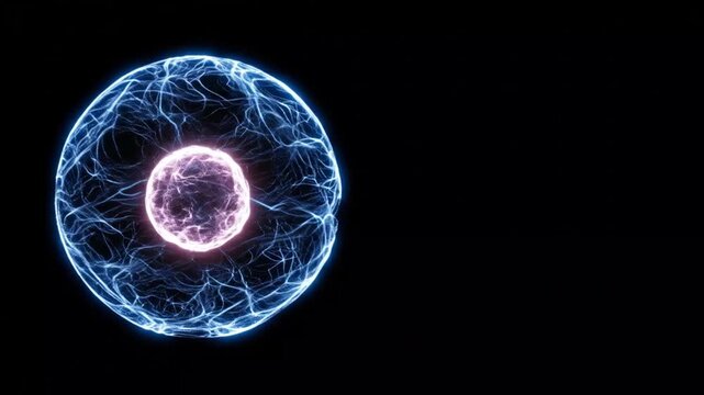 A simple visualization of an abstract glowing sphere, resembling a fundamental cell or atom, symbolizing foundational scientific principles and unseen energetic forces
