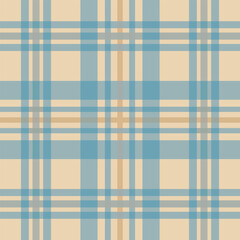 Gentle tartan pattern in muted pastel hues