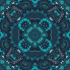 classic Indonesian batik design motif with decorative motif patterns