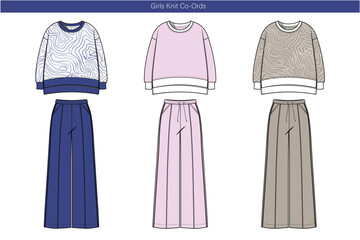 Girls Knit Co-Ords Set