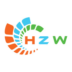 HZW letter design. HZW letter technology logo design. HZW Monogram logo design for an entrepreneur and business.