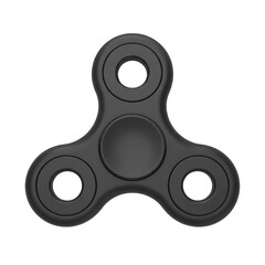 Black fidget spinner stress relief toy