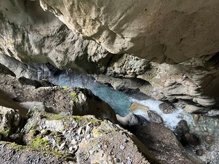 Glacier Gorge Rosenlaui or Rosenlauischlucht, Switzerland (UNESCO World Heritage) - Gletscherschlucht Rosenlaui - Meiringen, Schweiz (Das UNESCO-Welterbe Swiss Alps Jungfrau-Aletsch)