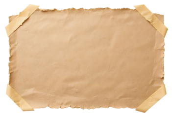 Isolated empty yellow square adhesive paper note with a slightly textured surface and torn edges, ideal for quick reminders and essential messages