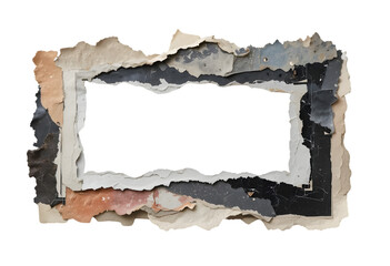 Blank Aged Paper Framed by Lush Green Leaves, Perfect for Invitations, Notes, or Craft Projects