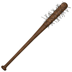 Baseball nail wire weapon