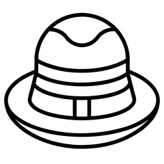 vector illustration of a hat