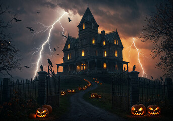 halloween night with castle