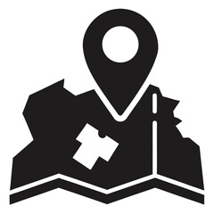 vector map pointer icon