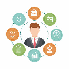 social network concept icon