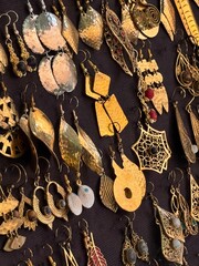 Assortment of Traditional Moroccan Handicrafts Top View Flat Lay