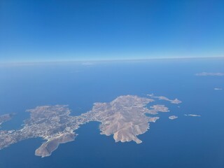 Grecja - wyspy Greckie widok z samolotu © Konrad