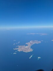 Grecja - wyspy Greckie widok z samolotu © Konrad