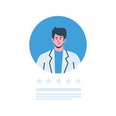Illustration of an Doctor Profile