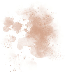 Obraz premium Watercolor stain decoration