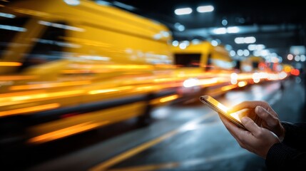 Person holding cell phone close up of hand holding modern smartphone person holding