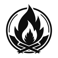 vector fire icon